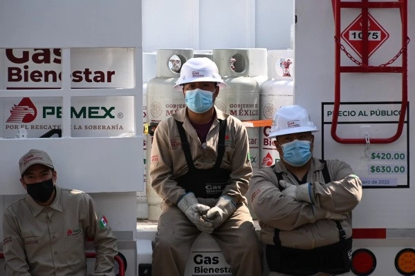Algunos empleados
