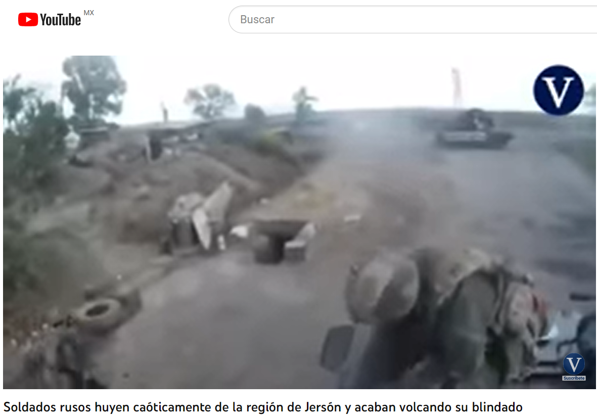 SOLDADOS RUSOS HUYEN
