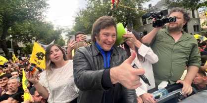 Milei, presidente electo en argentina