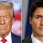 DONALD TRUMP   JUSTIN TRUDEAU