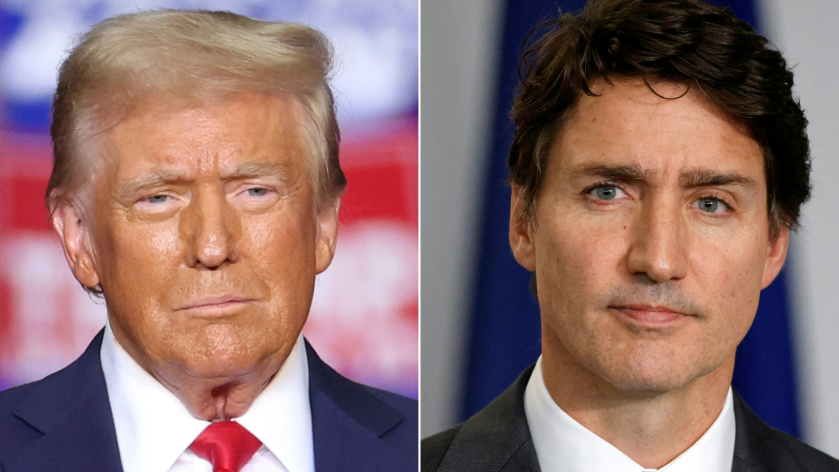 DONALD TRUMP   JUSTIN TRUDEAU