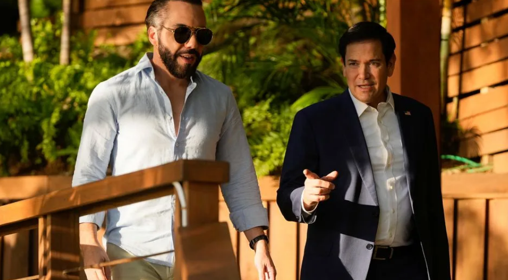 NAYIB BUKELE Y MARCO RUBIO