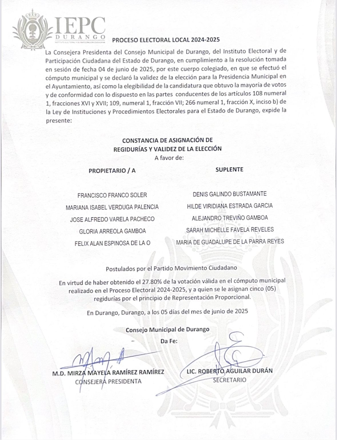 CONATANCIA
